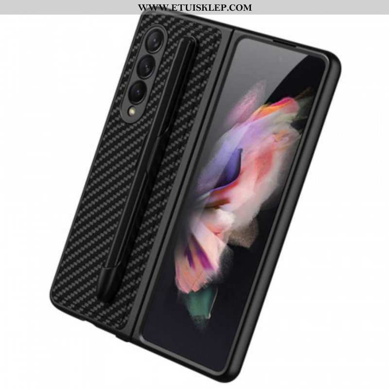 Etui do Samsung Galaxy Z Fold 3 5G Uchwyt Rysika Z Włókna Węglowego Gkk